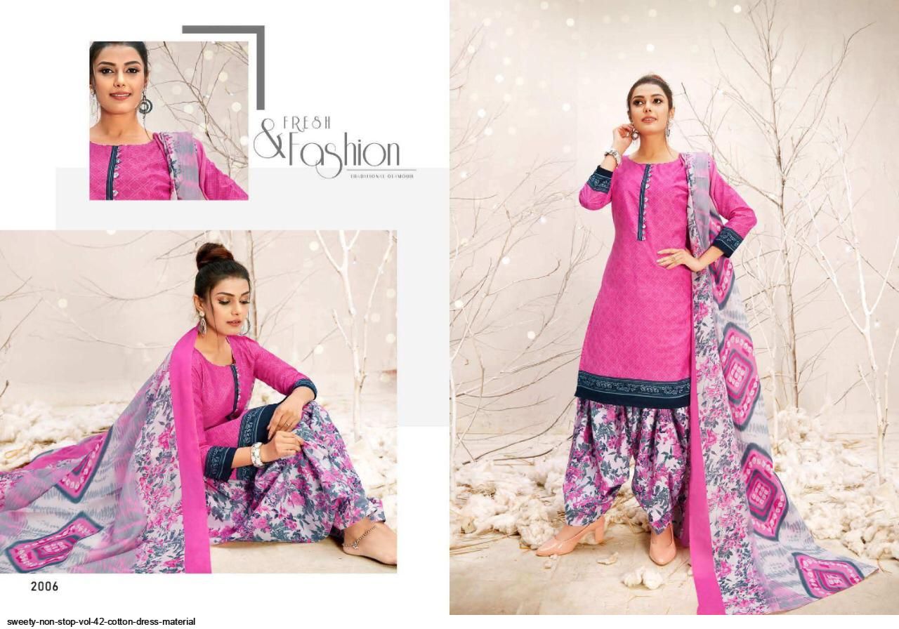 Sweety Presents Non Stop Vol 42 Dress Material Collection