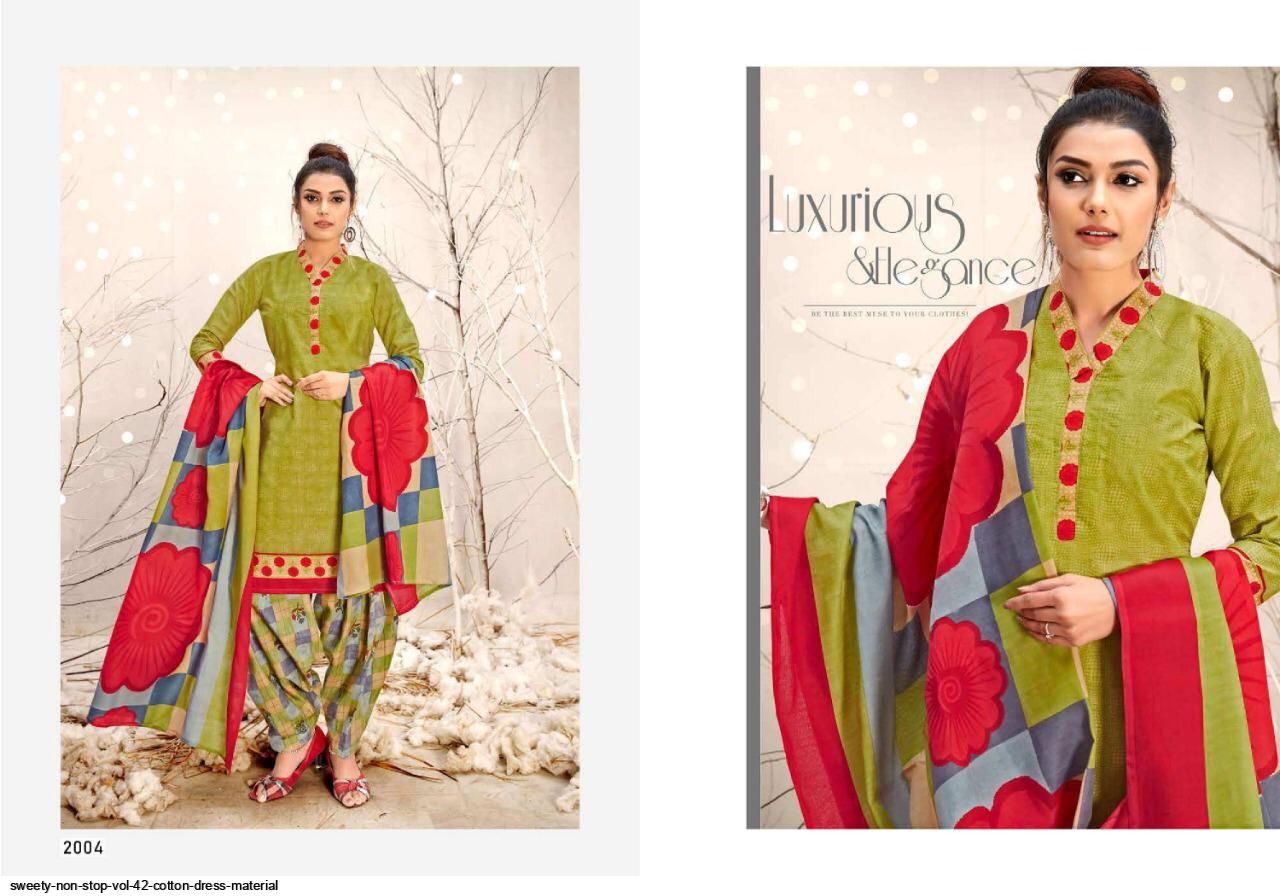 Sweety Presents Non Stop Vol 42 Dress Material Collection