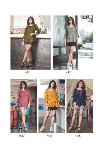 Yami Presents  Topsy Vol 12  Western Short Tops Collection