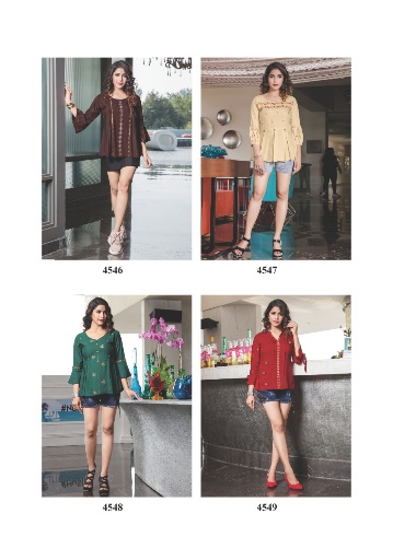 Yami Presents  Topsy Vol 12  Western Short Tops Collection