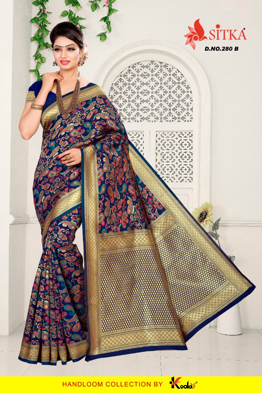 Sitka Presents Deivamangal 280 Designer  Saree Collection