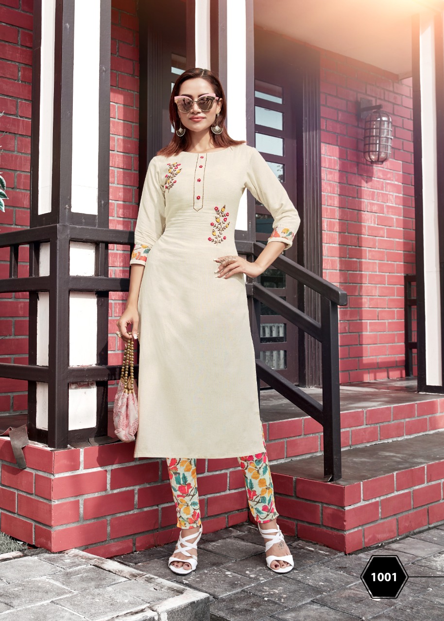 4colours Presents Stylo Kurti With Pant