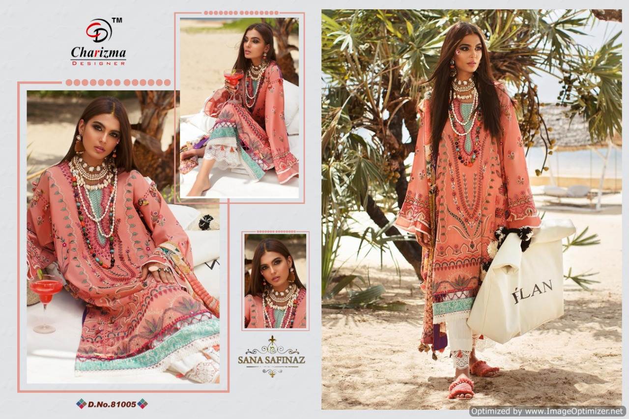 Charizma Presents  Sana Safina  Pakistani Salwar Suits