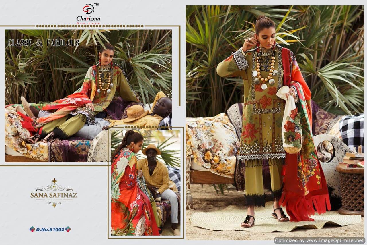 Charizma Presents  Sana Safina  Pakistani Salwar Suits