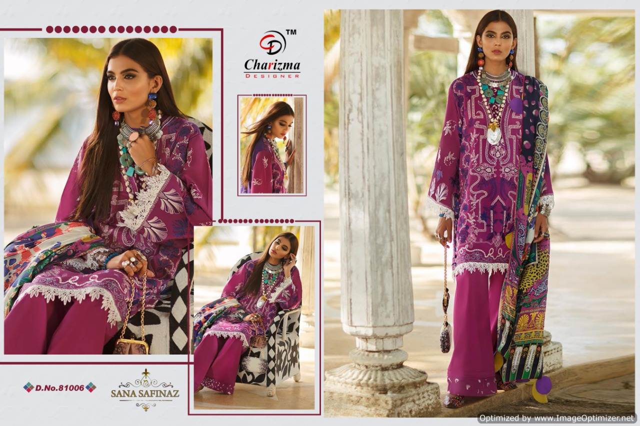 Charizma Presents  Sana Safina  Pakistani Salwar Suits