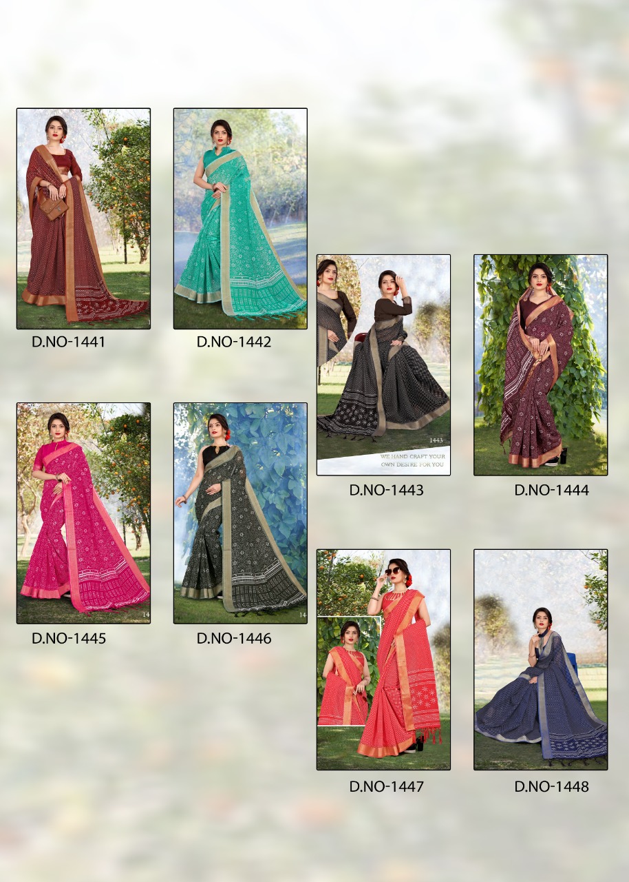 Chitragnaa Casual Wear Sarees Catalogue