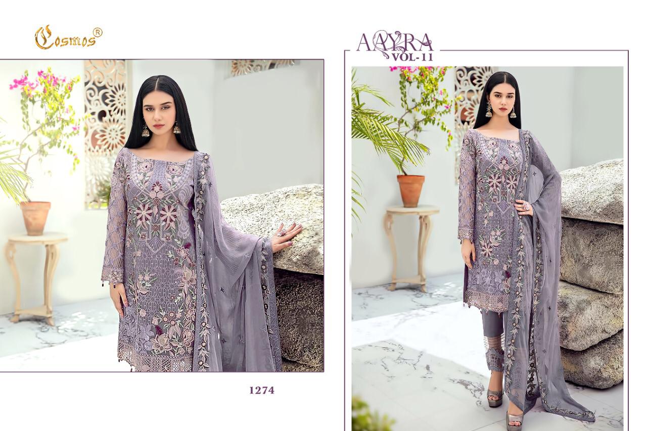 Cosmos Presents  Aayra Vol 11 Designer Pakistani Suits