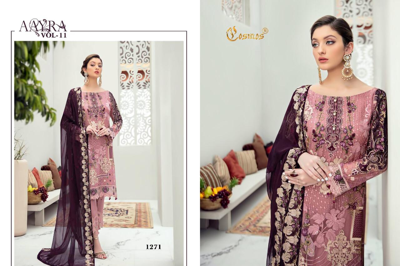 Cosmos Presents  Aayra Vol 11 Designer Pakistani Suits