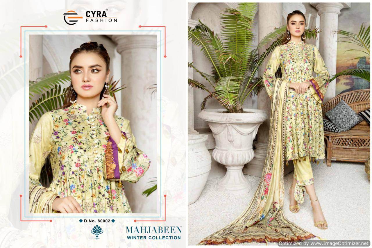 Cyra Presents  Mahjabeen Winter Collection  Salwar Suits