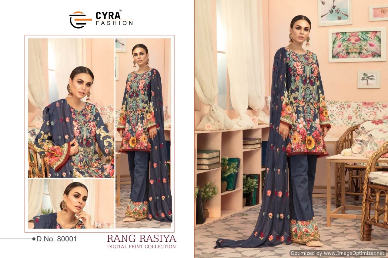 Cyra   Presents Rang Rasiya  Pakistani Suits Collection