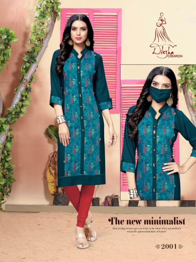 Diksha Presents  Livaa Vol 2  Casual Wear Kurti Collection