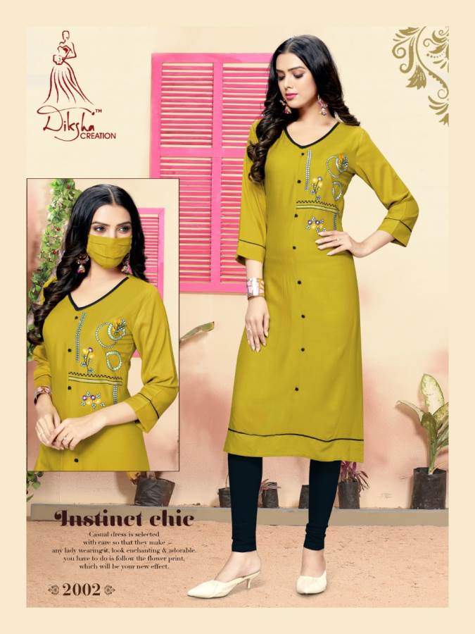 Diksha Presents  Livaa Vol 2  Casual Wear Kurti Collection