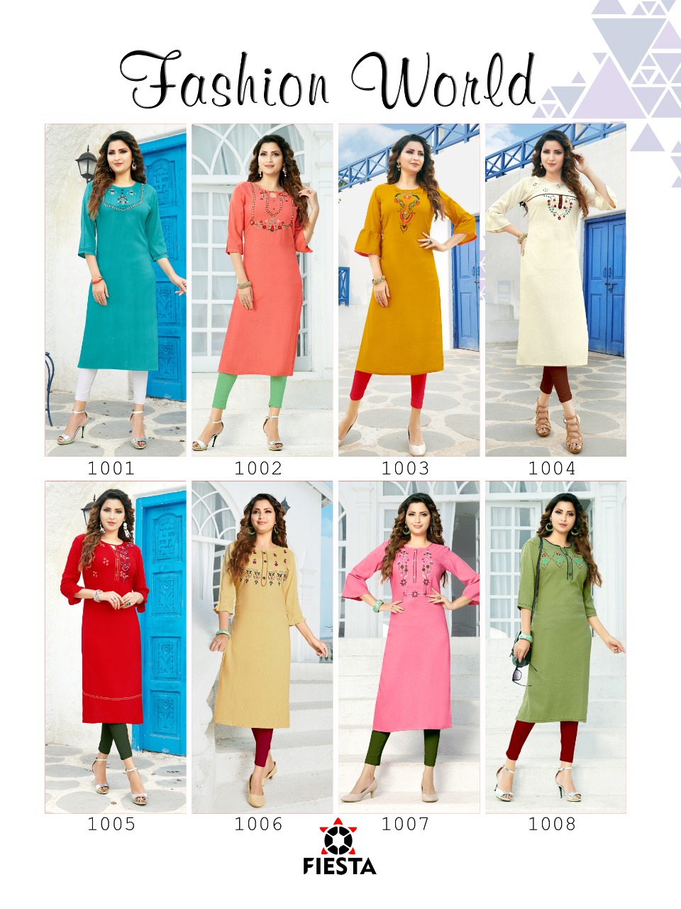 Fiesta Presents Fashion World Casual Wear Kurtis Collection