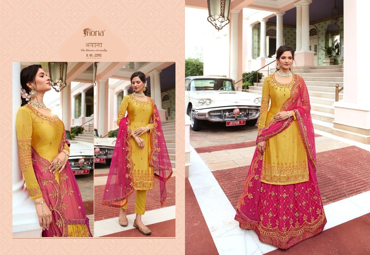 Fiona  Presents  Gulrang Designer  Salwar Suits