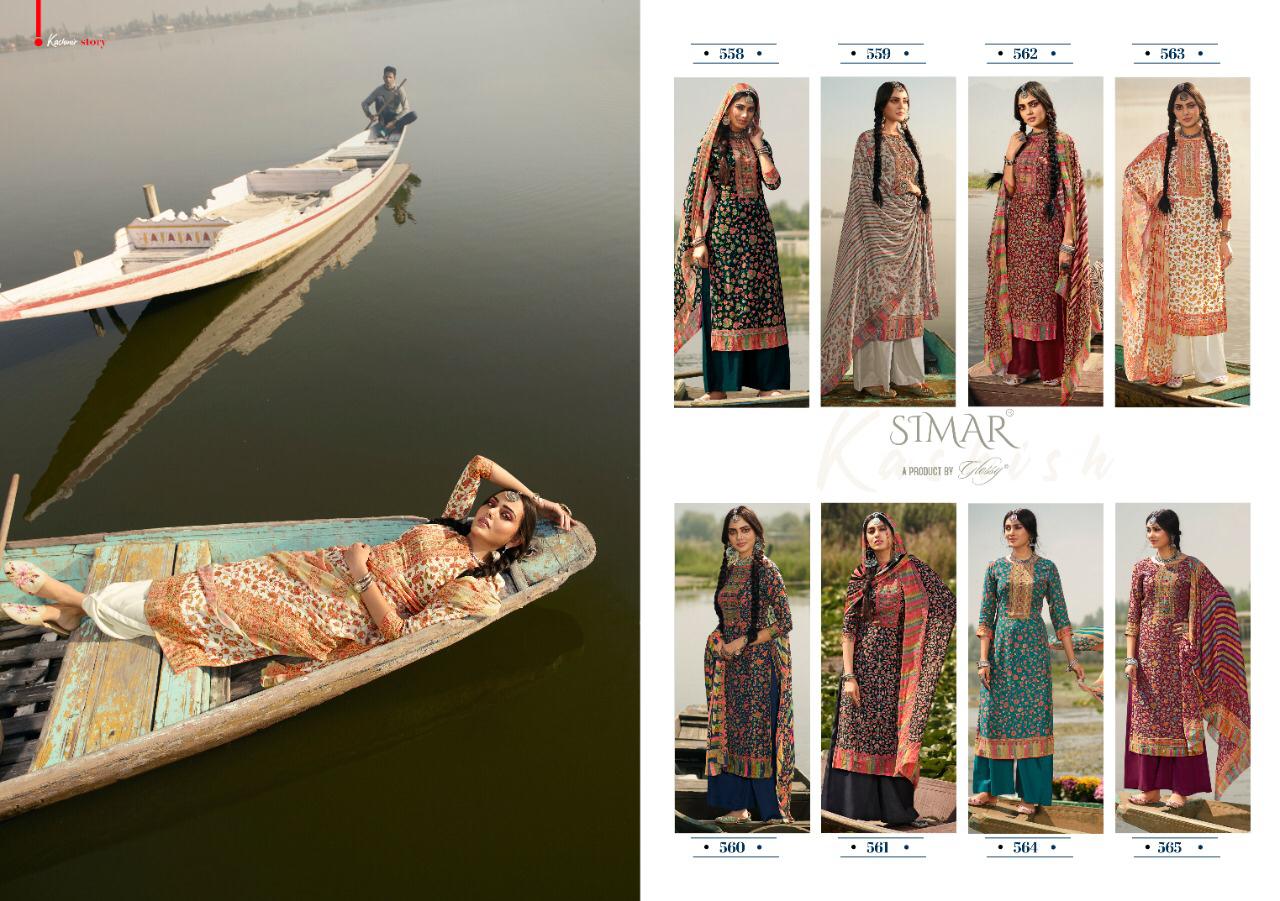 Glossy Simar  Presents Kashish   Designer  Dress Material