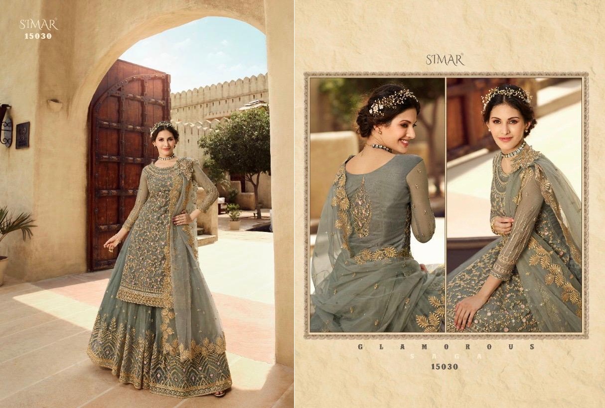 Glossy  Presents Amyra Shaivi  Designer  Salwar Suits