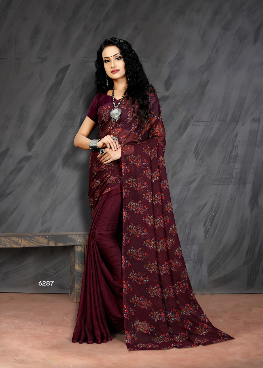 Georgette Fancy Designer Saree buy online - Saree