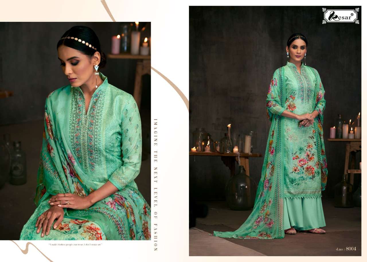 Kesar Presents Lrina  Dress Material Collection