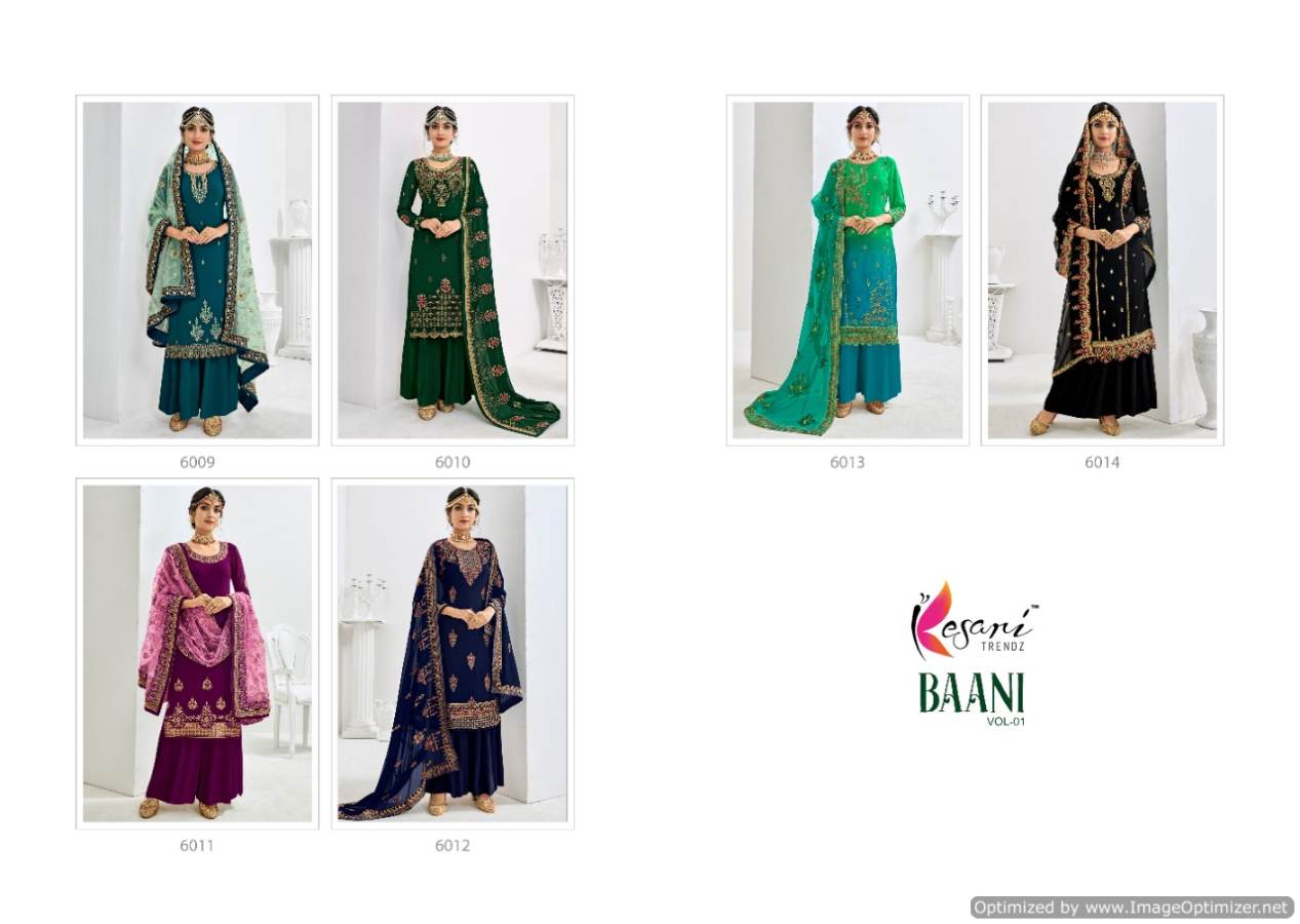 Kesari Presents  Baani  Vol 1  Designer Salwar Suits