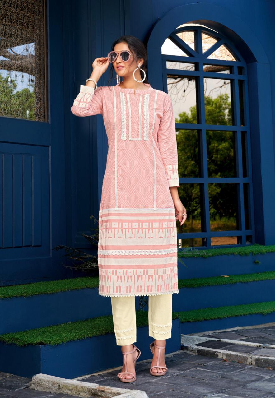 Lymi Presents Look Well  Kurti With Pant