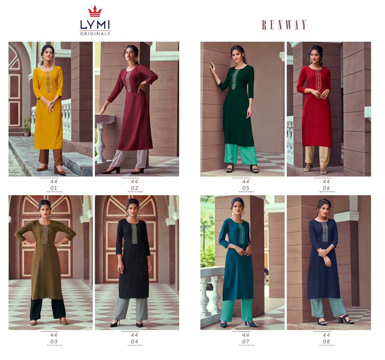 Lymi Presents Runway Casual Ware Kurtis With Bottom