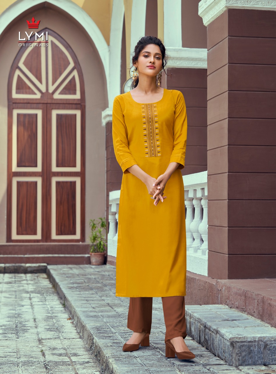 Lymi Presents Runway Casual Ware Kurtis With Bottom