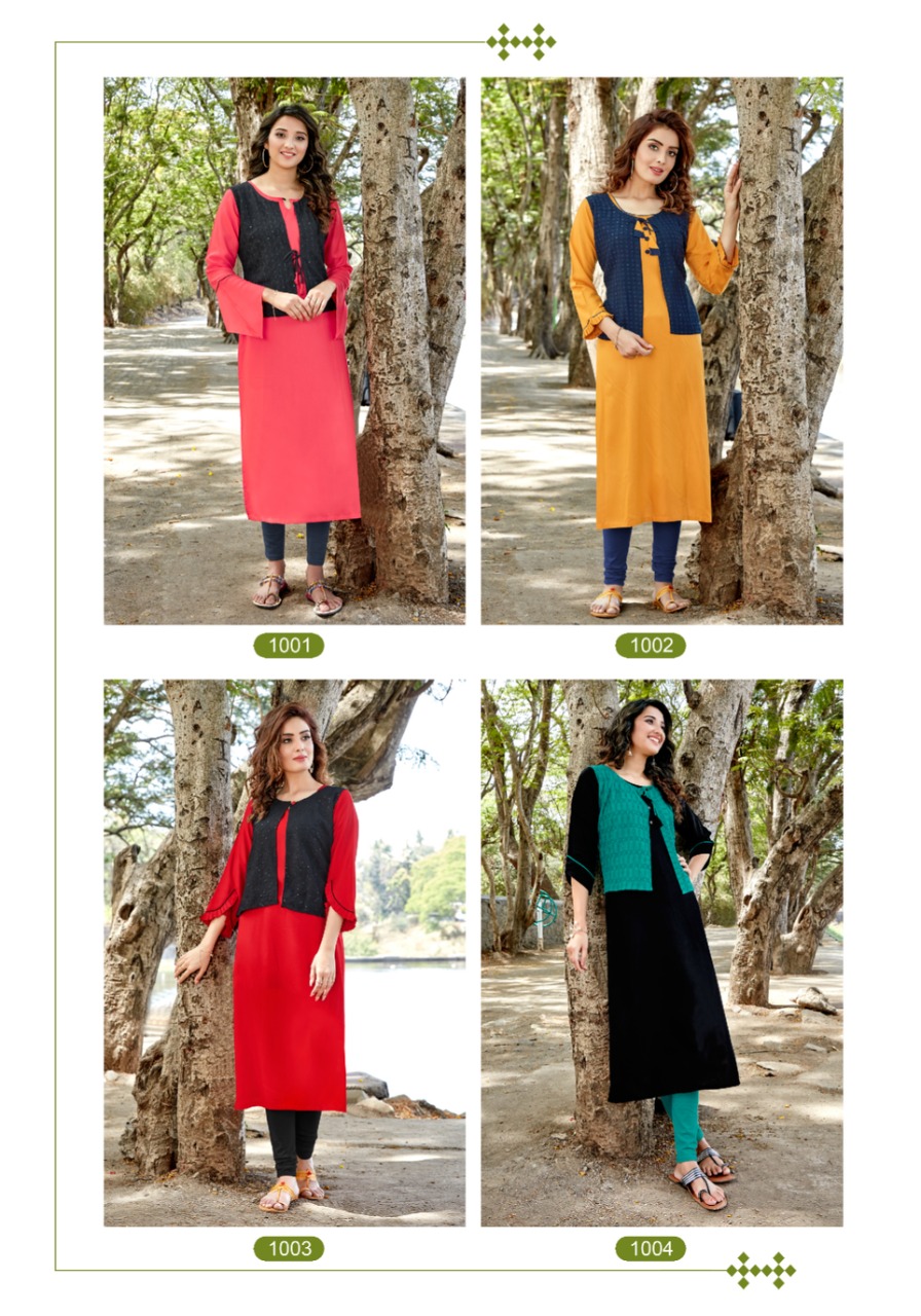 Parra  Studio Presents Paytm Fancy Kurti With Koti  Collection