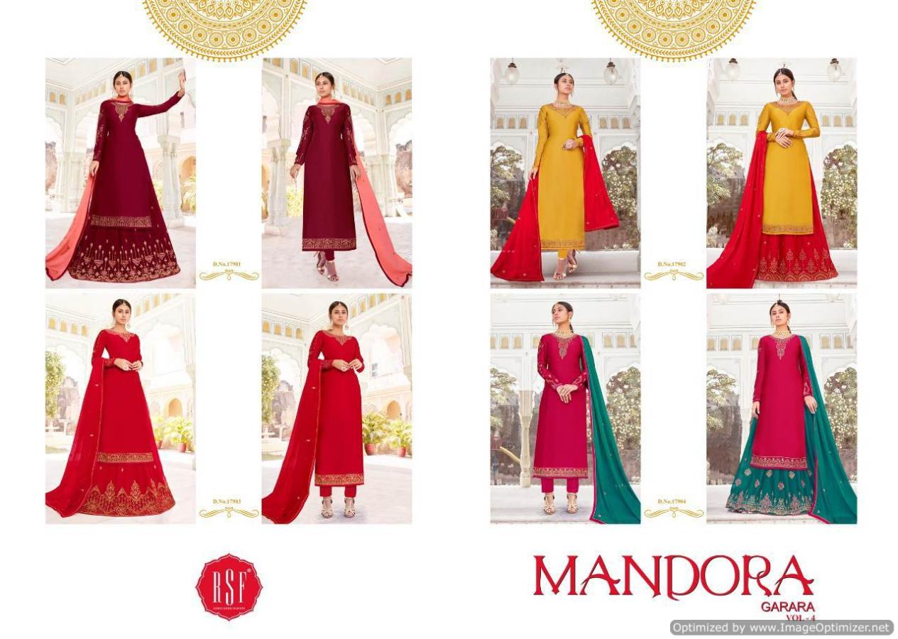 Rsf Presents  Mandora  Garara Vol 4  Designer Salwar Suits