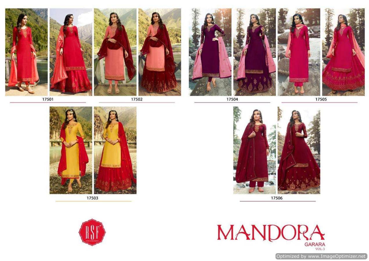 Rsf  Presents Mandora  Vol 3  Designer Salwar Suits Collection