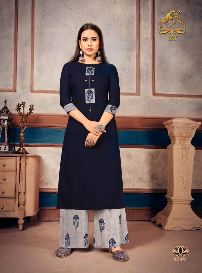 Rt Presents  Plazzo Queen Vol  9 Stylish Kurti With Bottom