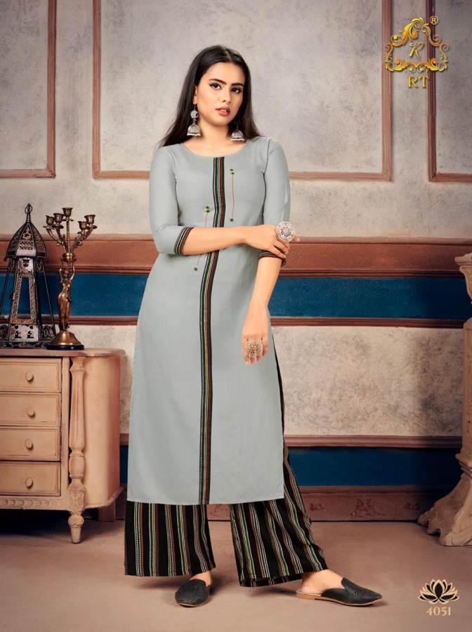 Rt Presents  Plazzo Queen Vol  9 Stylish Kurti With Bottom