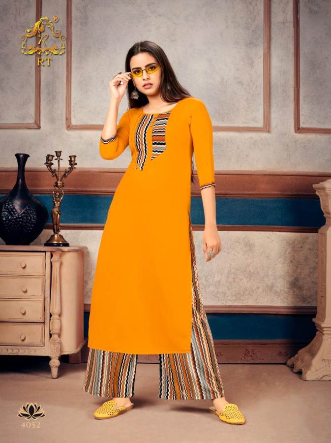 Rt Presents  Plazzo Queen Vol  9 Stylish Kurti With Bottom