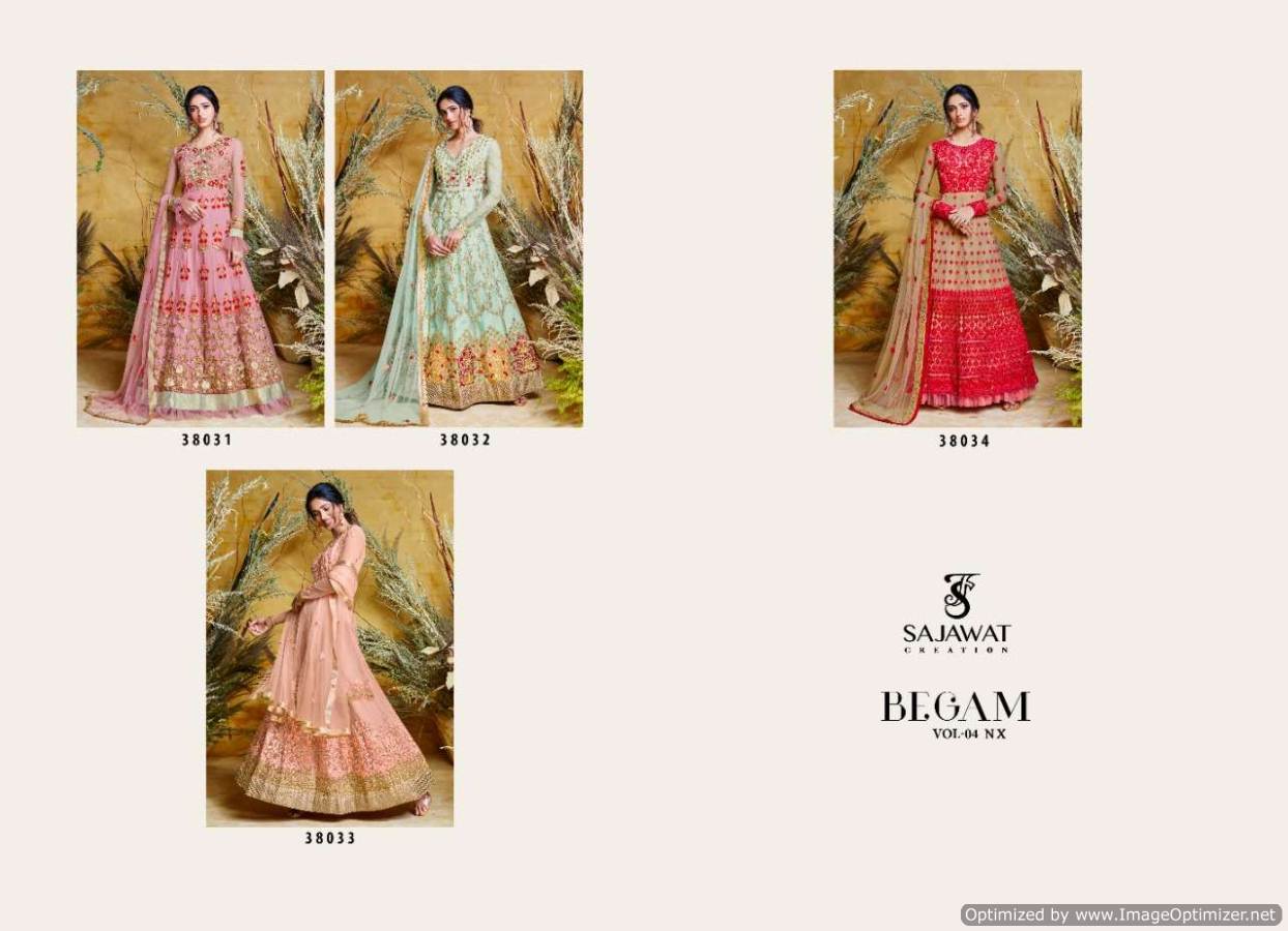 Sajawat Presents  Begum Vol 4  Designer Suits Collection