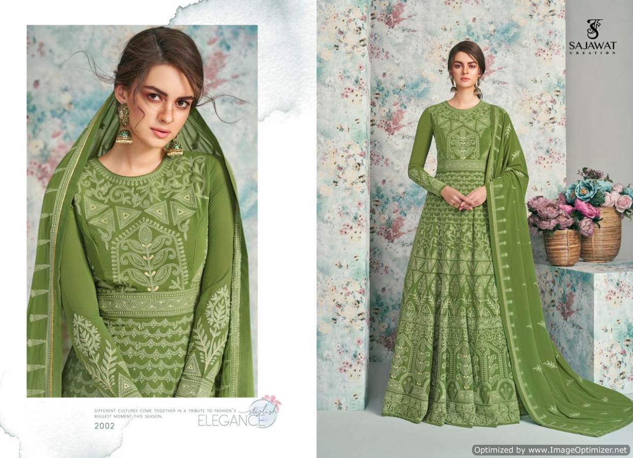 Sajawat Presents  Lakhnavi Vol  5 Ready Made Collection