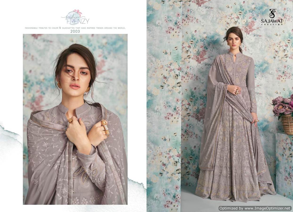 Sajawat Presents  Lakhnavi Vol  5 Ready Made Collection