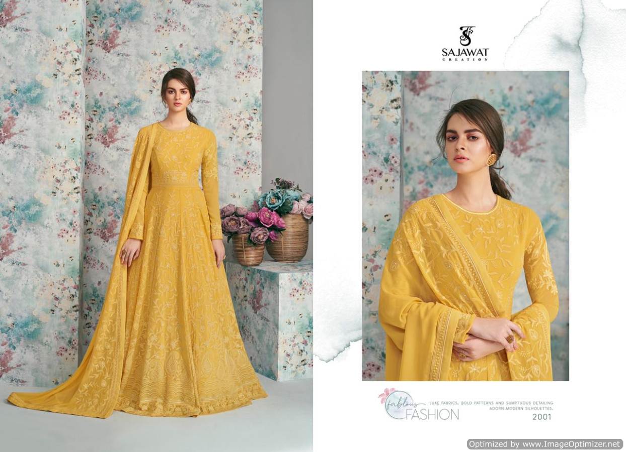 Sajawat Presents  Lakhnavi Vol  5 Ready Made Collection