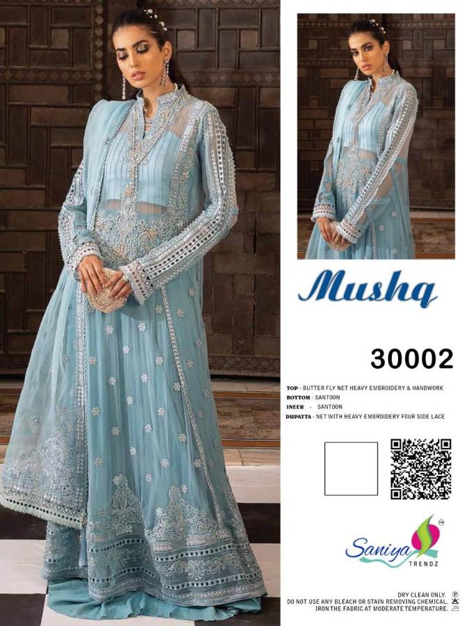 Saniya Presents  Mushq Heavy Stylish Look Pakistani Suits