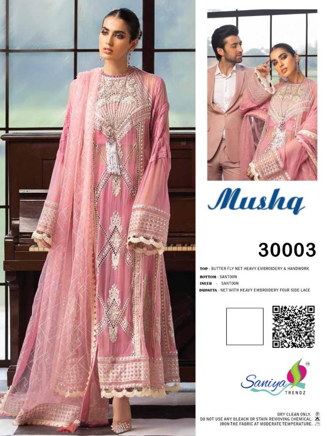 Saniya Presents  Mushq Heavy Stylish Look Pakistani Suits