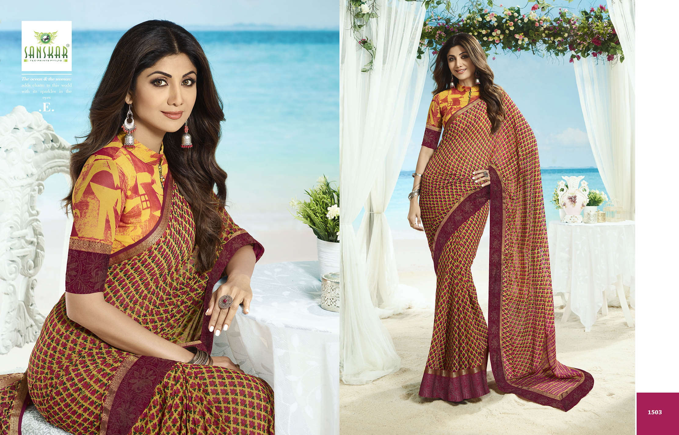 Sanskar Presents  Filmfare  Printed Stylish Saree