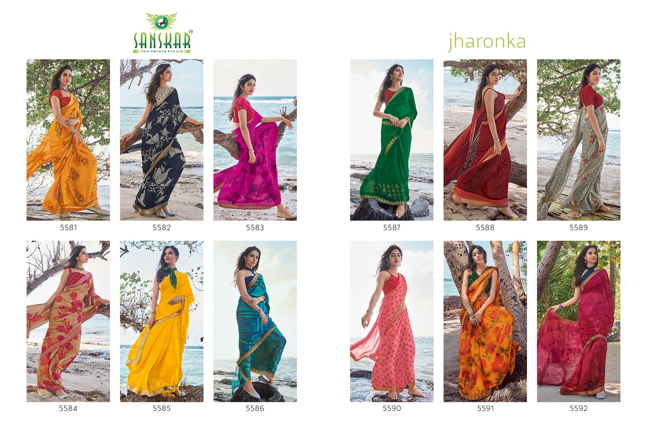 Sanskar Presents  Jhanok Casual Wear Saree Collection