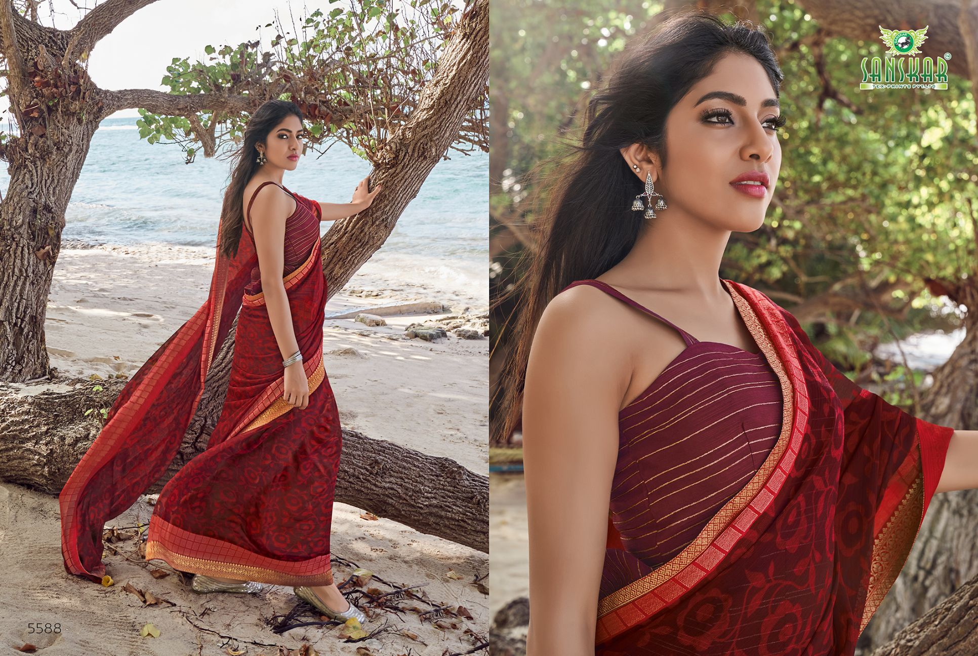 Sanskar Presents  Jhanok Casual Wear Saree Collection