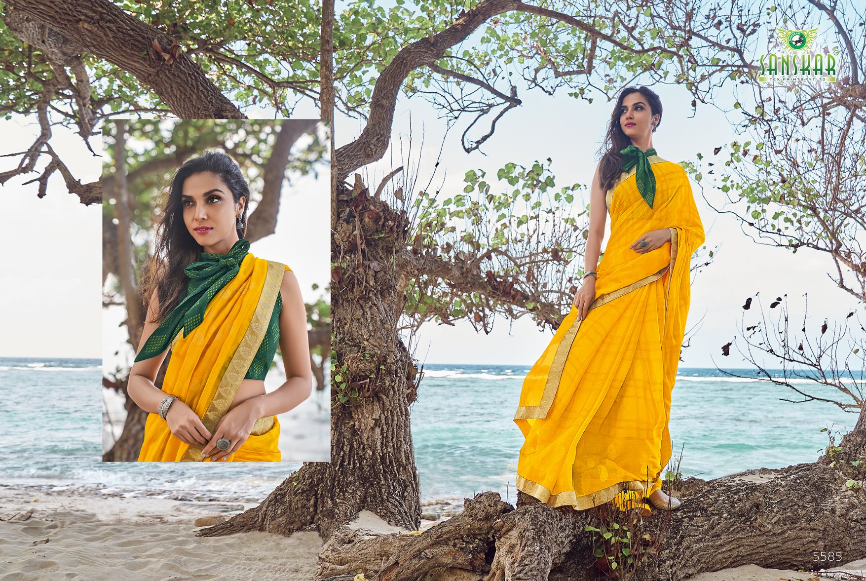 Sanskar Presents  Jhanok Casual Wear Saree Collection