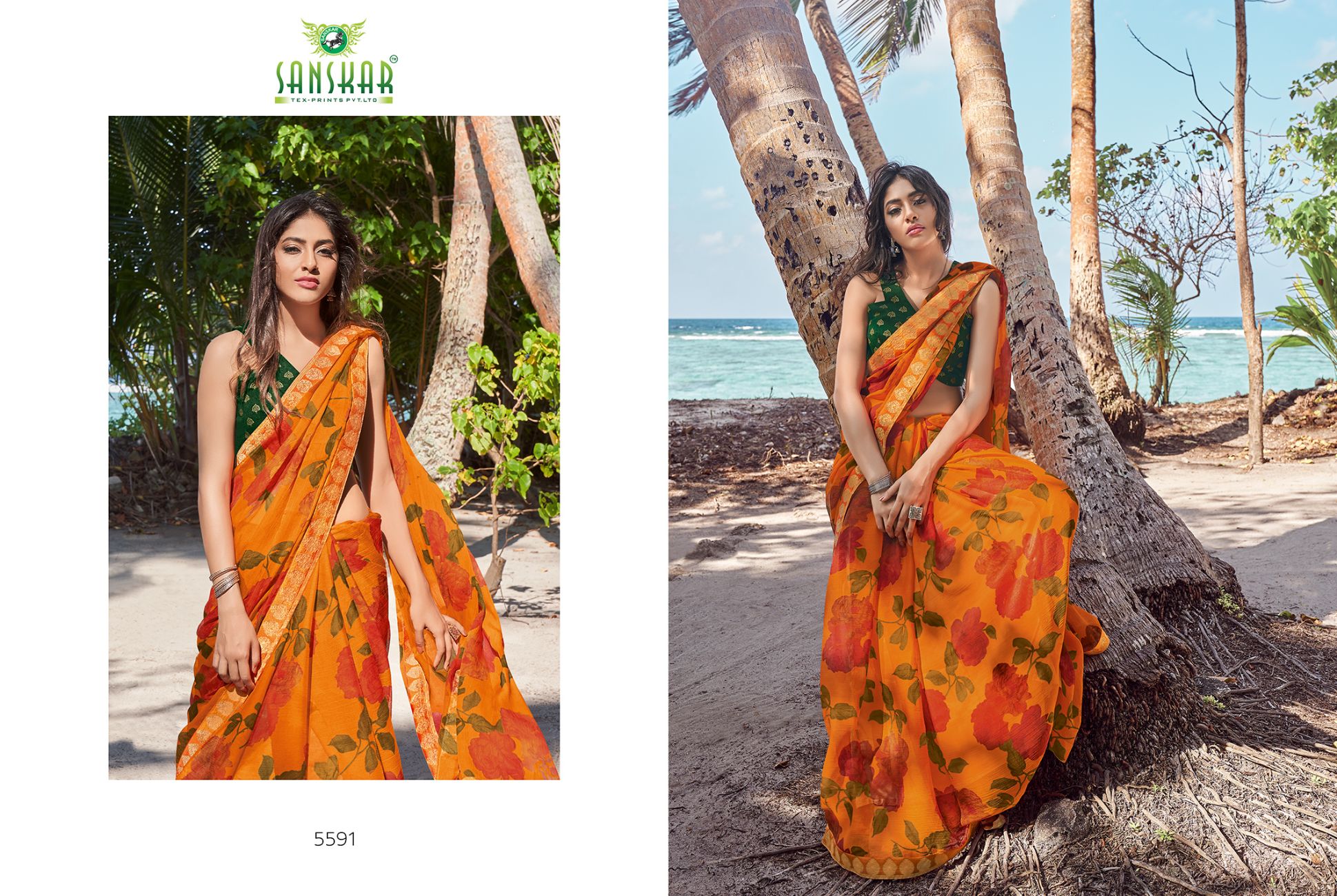 Sanskar Presents  Jhanok Casual Wear Saree Collection