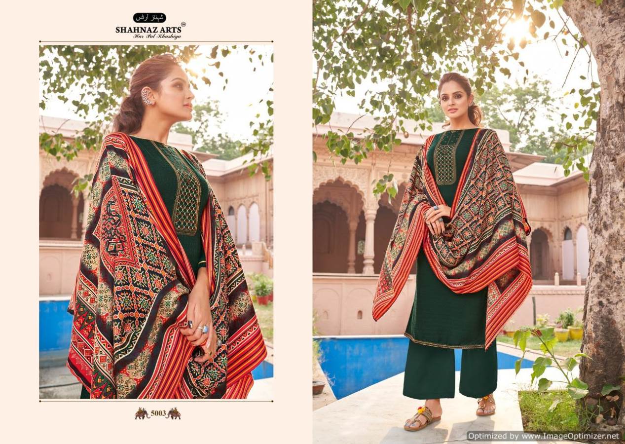 Shahnaz Arts Presents Patola Designer Dress Material