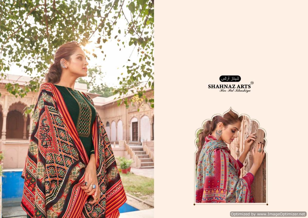 Shahnaz Arts Presents Patola Designer Dress Material