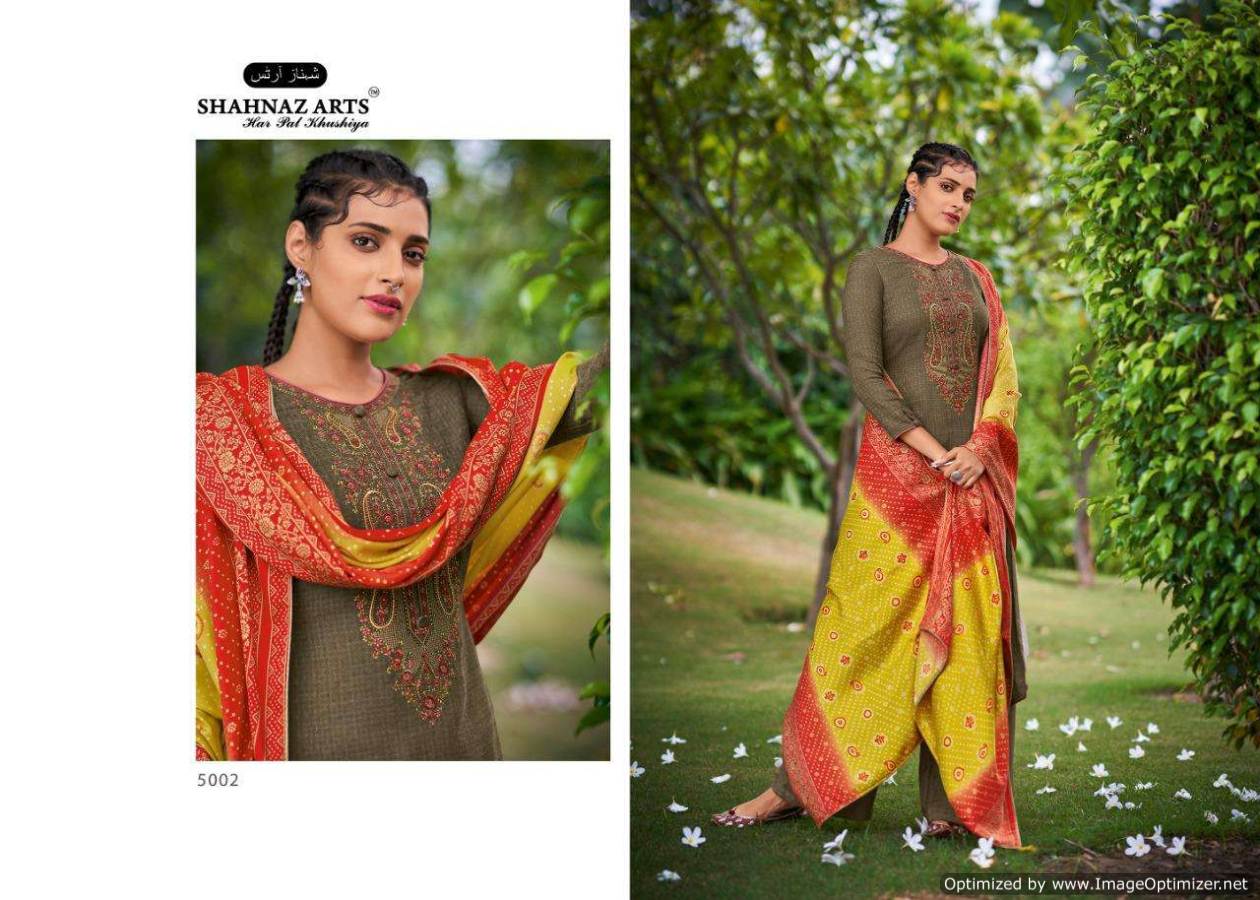 Shahnaz Presents  Gulmohar Vol  4  Designer Dress Material