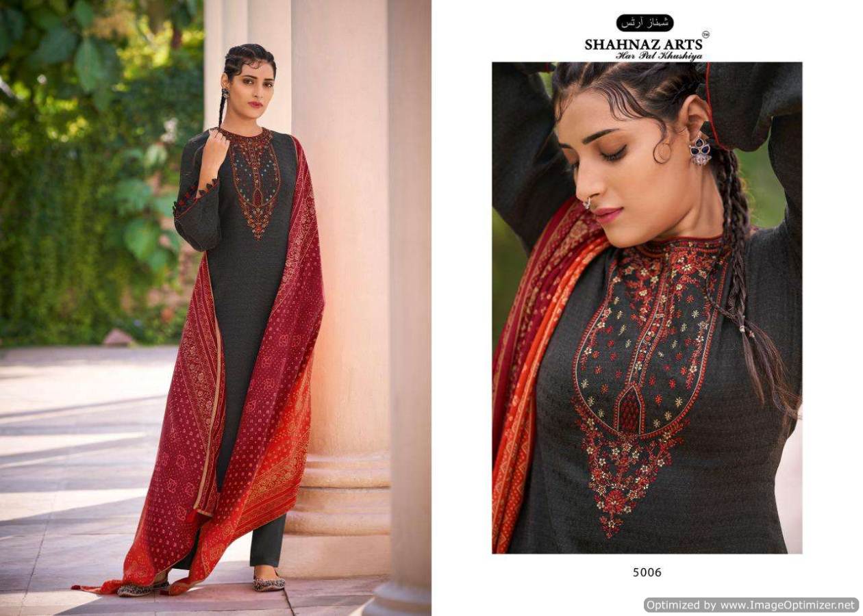 Shahnaz Presents  Gulmohar Vol  4  Designer Dress Material