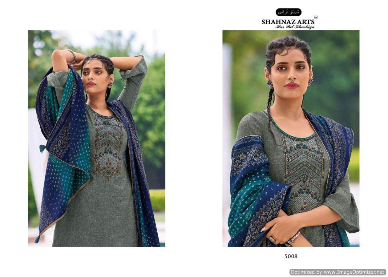 Shahnaz Presents  Gulmohar Vol  4  Designer Dress Material