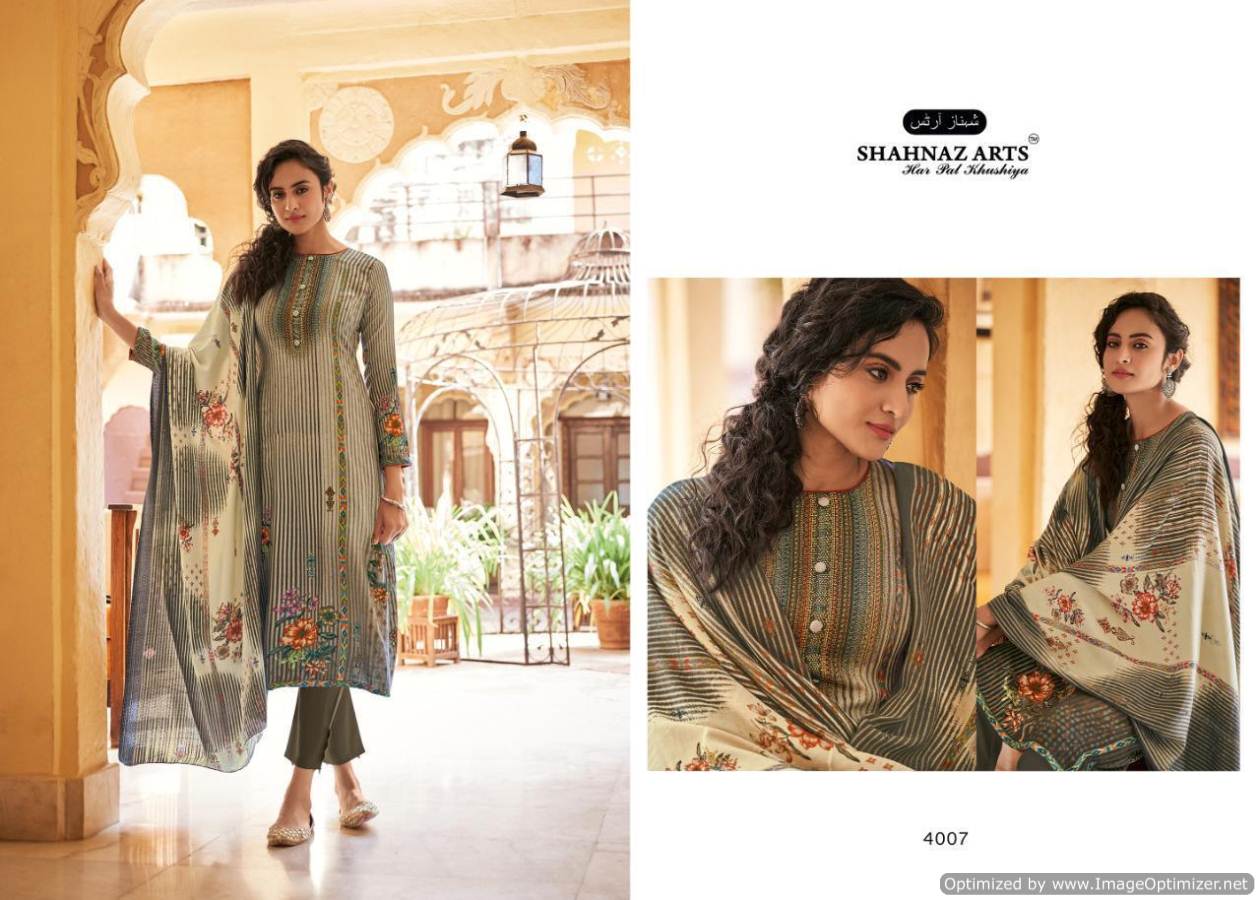 Shahnaz  Presents Gulshan Vol 5 Designer Dress Material