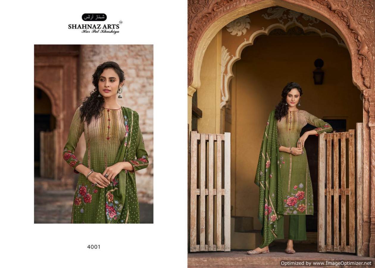 Shahnaz  Presents Gulshan Vol 5 Designer Dress Material